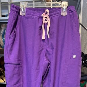 Figs Technical Collection Violet Scrub Pants